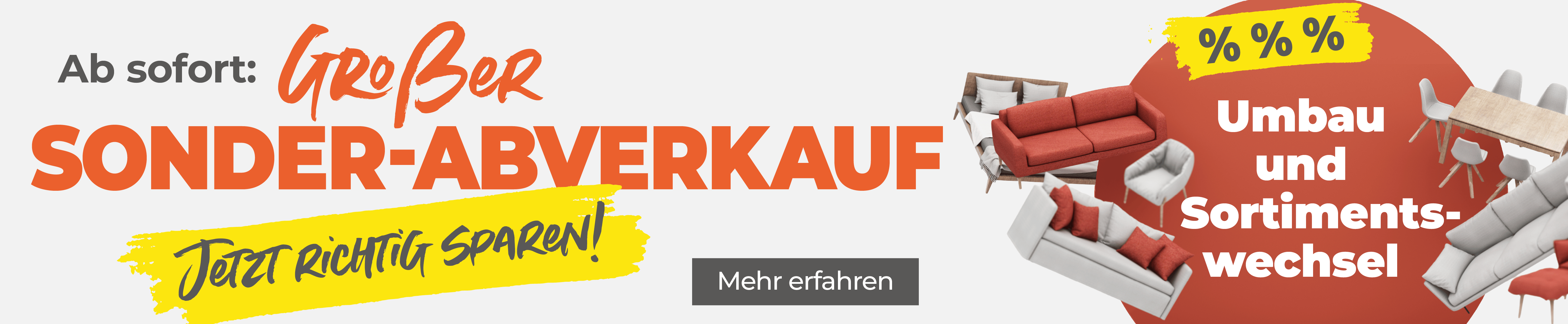 Großer Sonder-Abverkauf bei Einrichtung Leber 2026