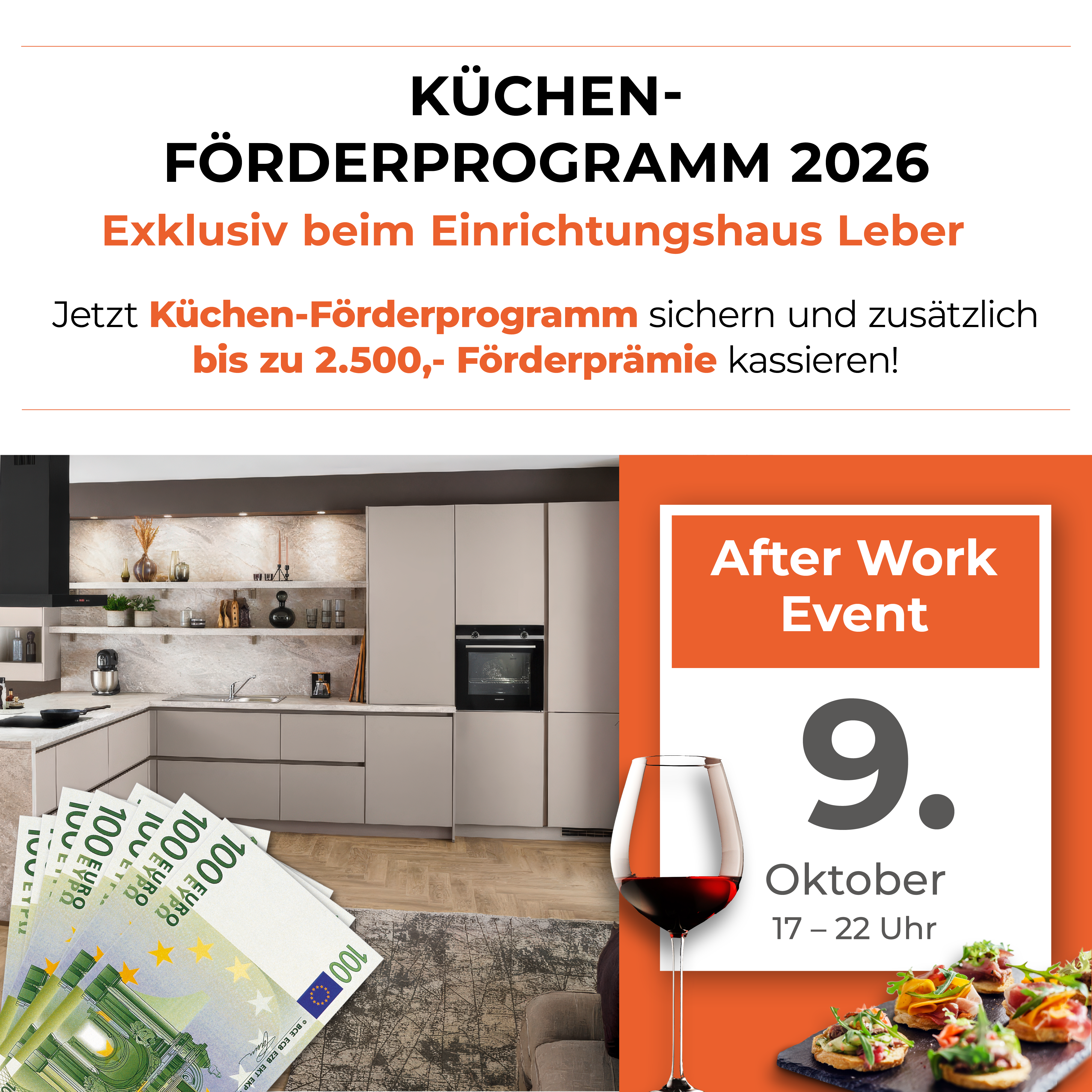 Leber Küchen Förderprogramm Aktion – Teil 1